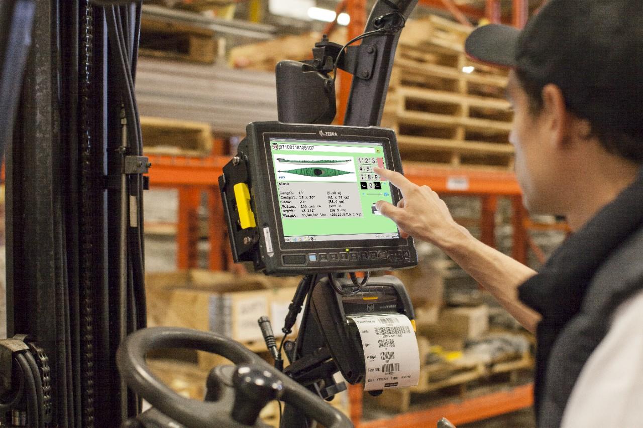 Дисплей для терминала сбора данных